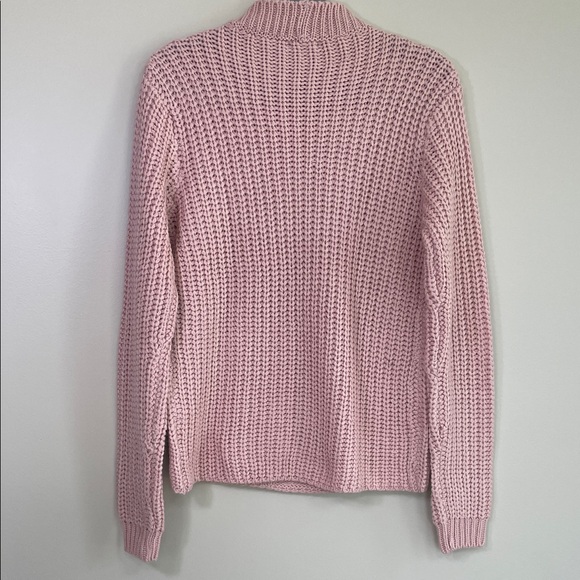 Brave‎ Soul Pink Cowl Neck Chunky Knit Sweater. Soft and Comfortable. Size Large - Picture 3 of 5